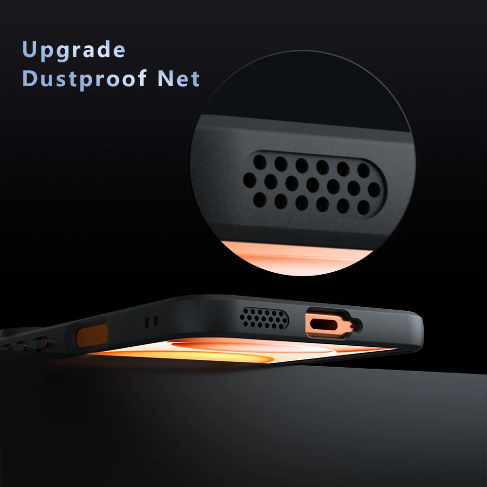 Shockproof Translucent Matte Phone Case with Magnetic Wireless Charging Compatibility