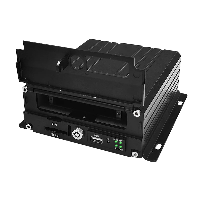 시유 시미테크 4채널 IPC 2MP 카메라 MNVR (4G/WiFi/GPS AI ADAS DMS BSD 야간 투시 기능 탑재) 모바일 DVR SD/HDD 저장 H.264/H.265 지원