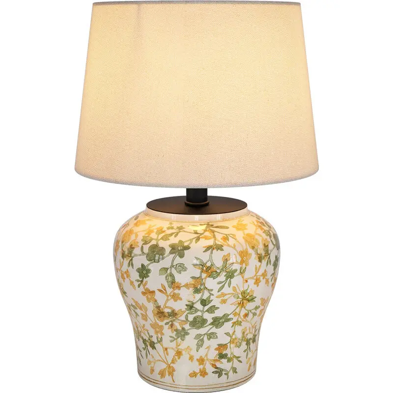 Abotu | New Chinese Style Vintage Simple Ceramic Bedside Lamp ราคา 3,138 บาท*ส่งฟรี