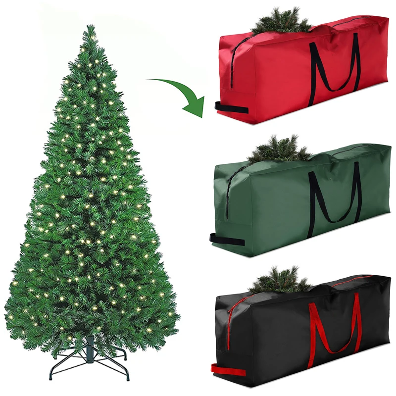 

Christmas Tree Bag Oxford Foldable Christmas Tree Decoration Wreath Storage Bags Christmas Utenciles Garland Home Storage Bag