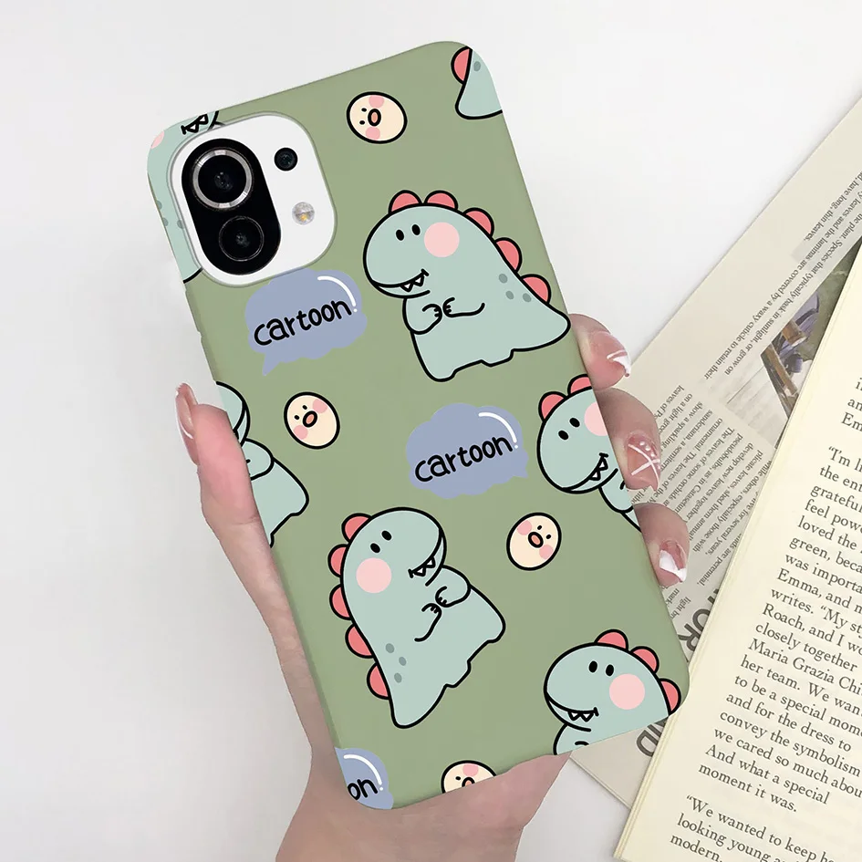 Cute Cartoon Daisy Matte Shockproof Phone Case - Elegant Protection with Casing