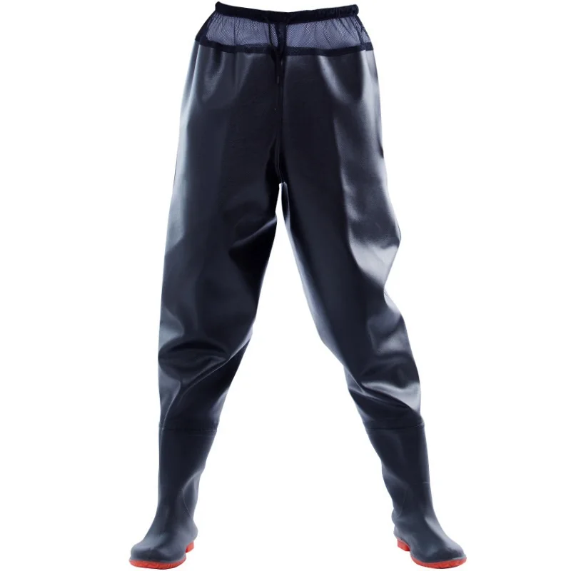 Breathable Waterproof Fishing Waders High Waist Wader Hunting Wading Pants Long Leg Pants PVC Fishing Clothing