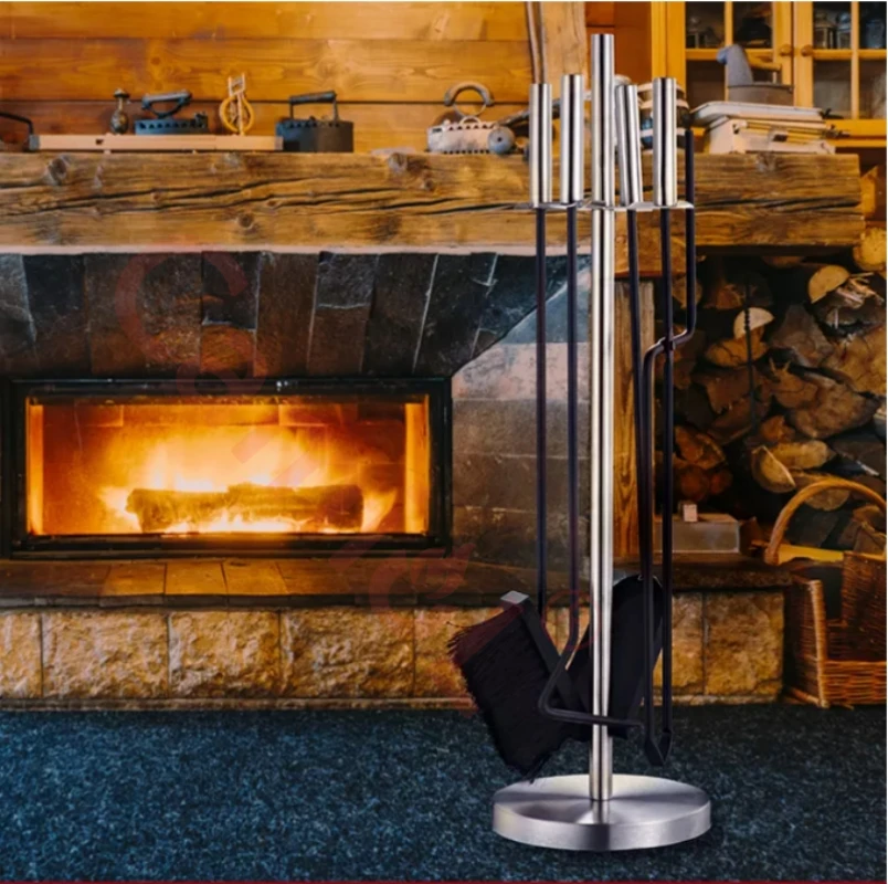 暖炉用のモダンな木製ツールセット,ストーブ用の付属品,新しいデザイン