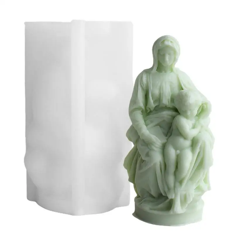 

Silicone Candle Mold Resin 3D Baby Mother Themed Mould Soapbar Home Decoration DIY Molds Silicone Candle Mold Palm Baby Silicone