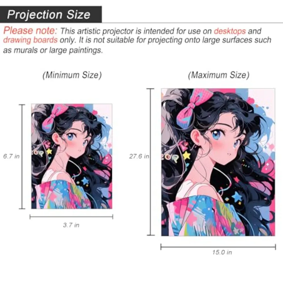 Art projector for creative use