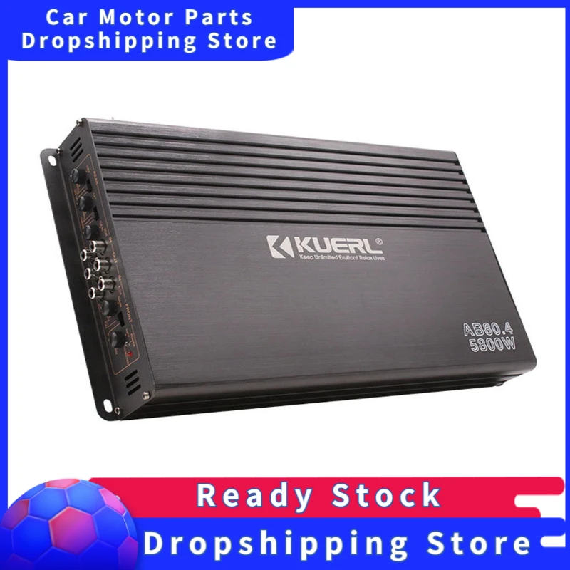 Car Highpower Audio Amplifier Upgrade Car 4way Overheating Protection 12v Universal