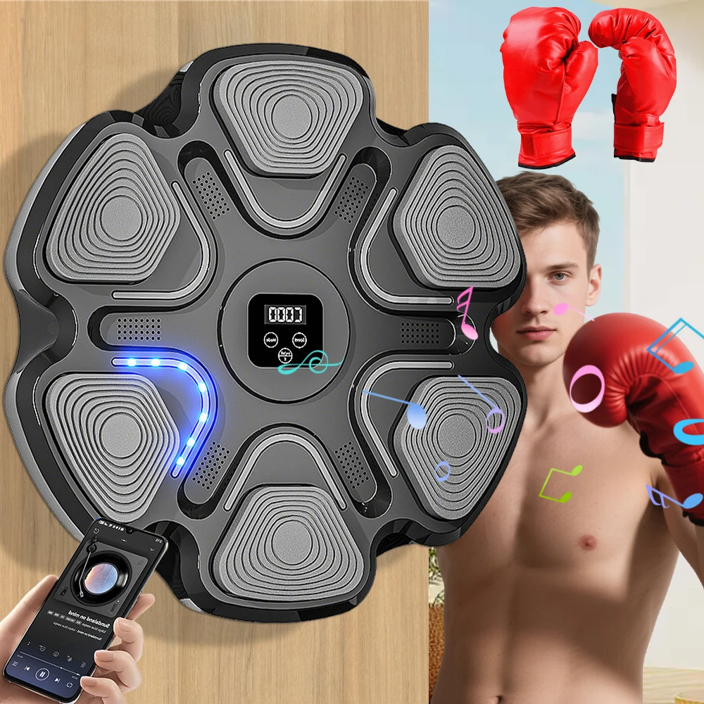 Bluetooth Intelligent Music Boxing Machine Adult Rhythm Response Trainer Fitness Sports Gym Home Equipment Sandbag Boxing 1 Bluetooth Intelligent Music Boxing Machine Adult Rhythm Response Trainer Fitness Sports Gym Home Equipment Sandbag Boxing 1
