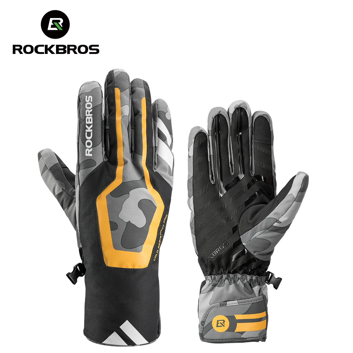 Cycling Gloves Full Finger Touch Screen Scooter Motorcycle Bicycle ROCKBROS