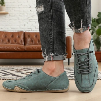 أحذية نسائية للدراجات النارية عصرية للشارع أحذية مسطحة منخفضة القطع مضادة للانزلاق أحذية بدون كعب كلاسيكية للركض والتدريب والمشي اليومي 6