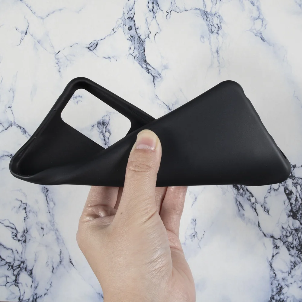 Black Soft Silicone Funda for TCL 408 406 405 Case 6.6 Inch Soft TPU Good Quality Coque For TCL 408 Cover 2