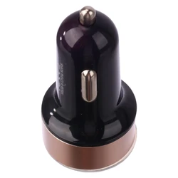 Dual USB Port Fast Charging Car Charger with Digital Display (USB fast charging)