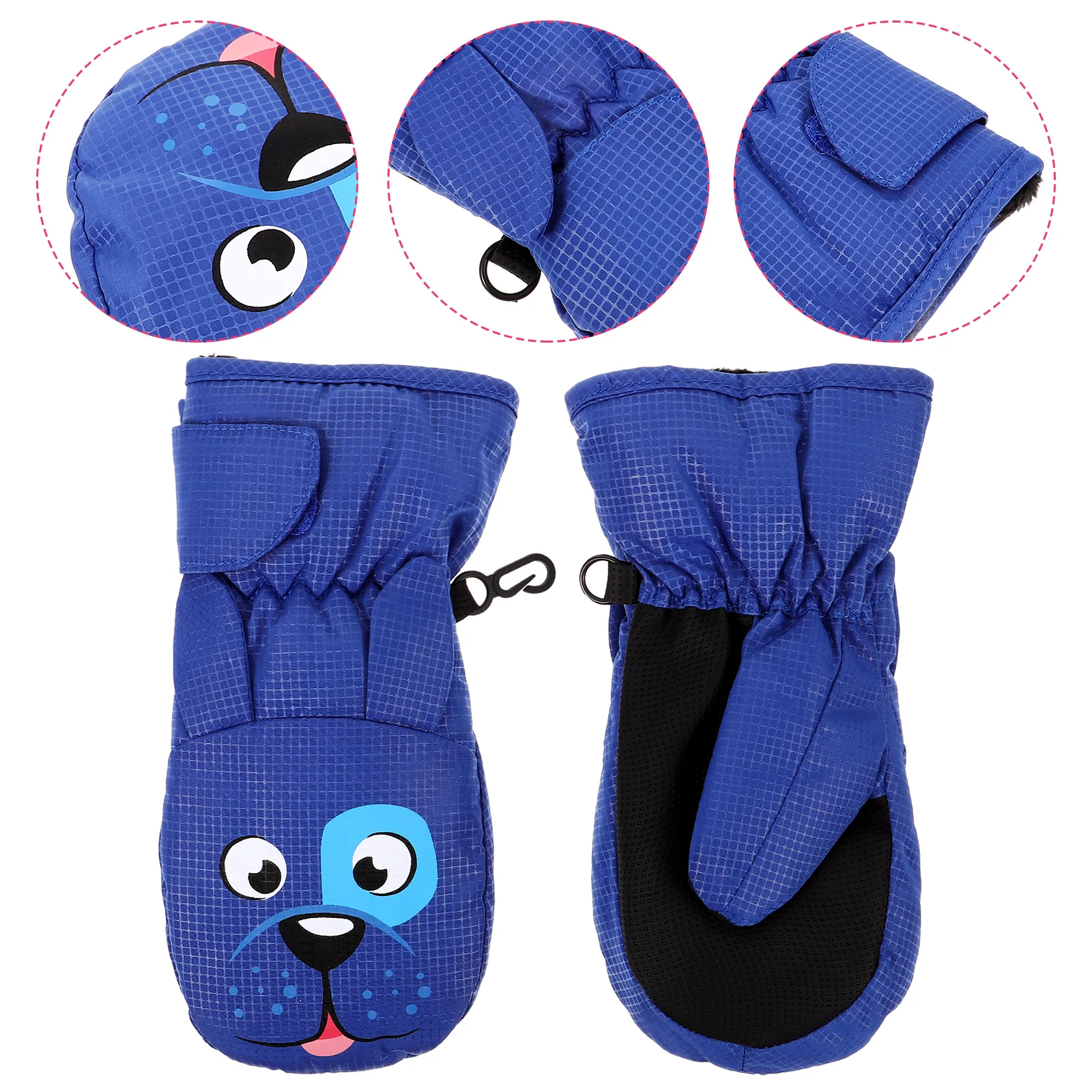 

Baby Ski Gloves Kids Mittens Winter Childrens Ski Cartoon Ice Skating for