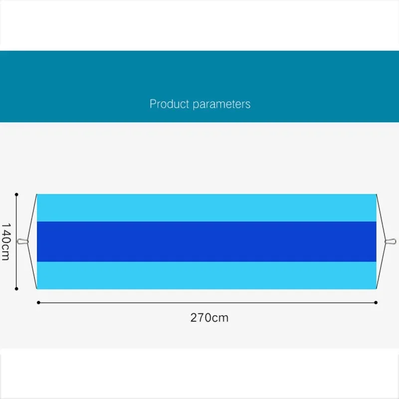 Outdoor Camping Hammock Portable Nylon High Strength Parachute Fabric Hanging Bed Hammock with Nylon Color Outdoor Furniture 6