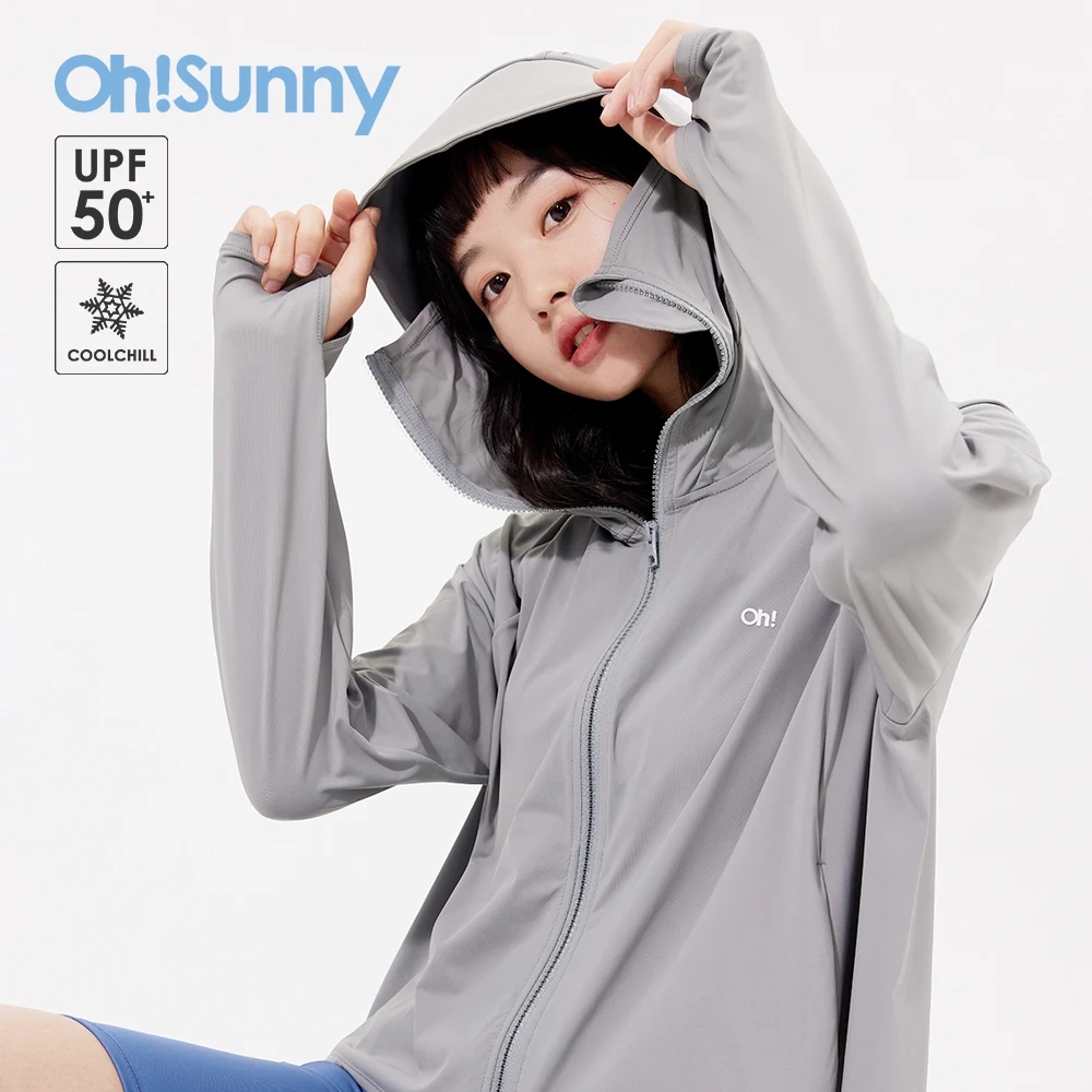 

OhSunny Outdoor Women Cape Cycling Face Cover Anti UV Loose Light Sun Protection Coats Hooded Long Batwing Sleeve Capes Ponchos