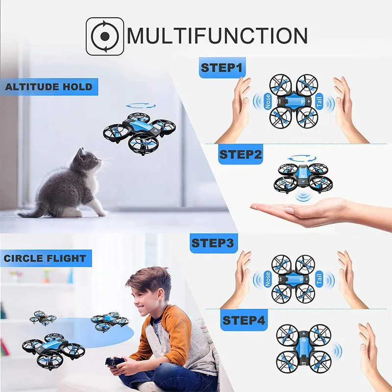 4DRC V8 RC Drone 4k profession Wide Angle Camera 1080P HD WiFi fpv Dron Camera Height Keep Drones Camera Mini Quadcopter Toys 4