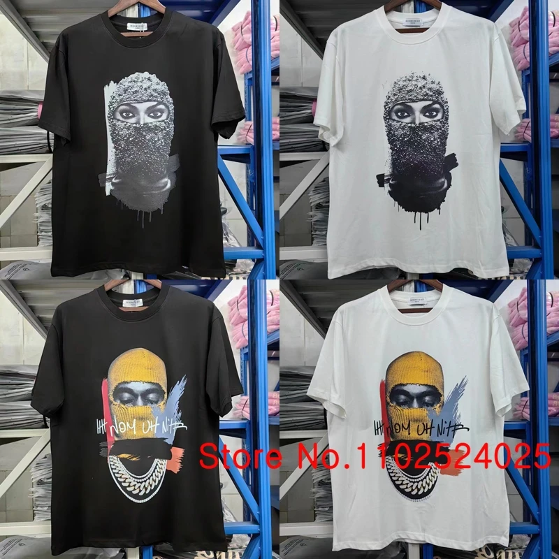 Ih Nom Uh Nit T-Shirt Maschera Uomo Donna American High Street Ih Nom Uh Nit Top Tee