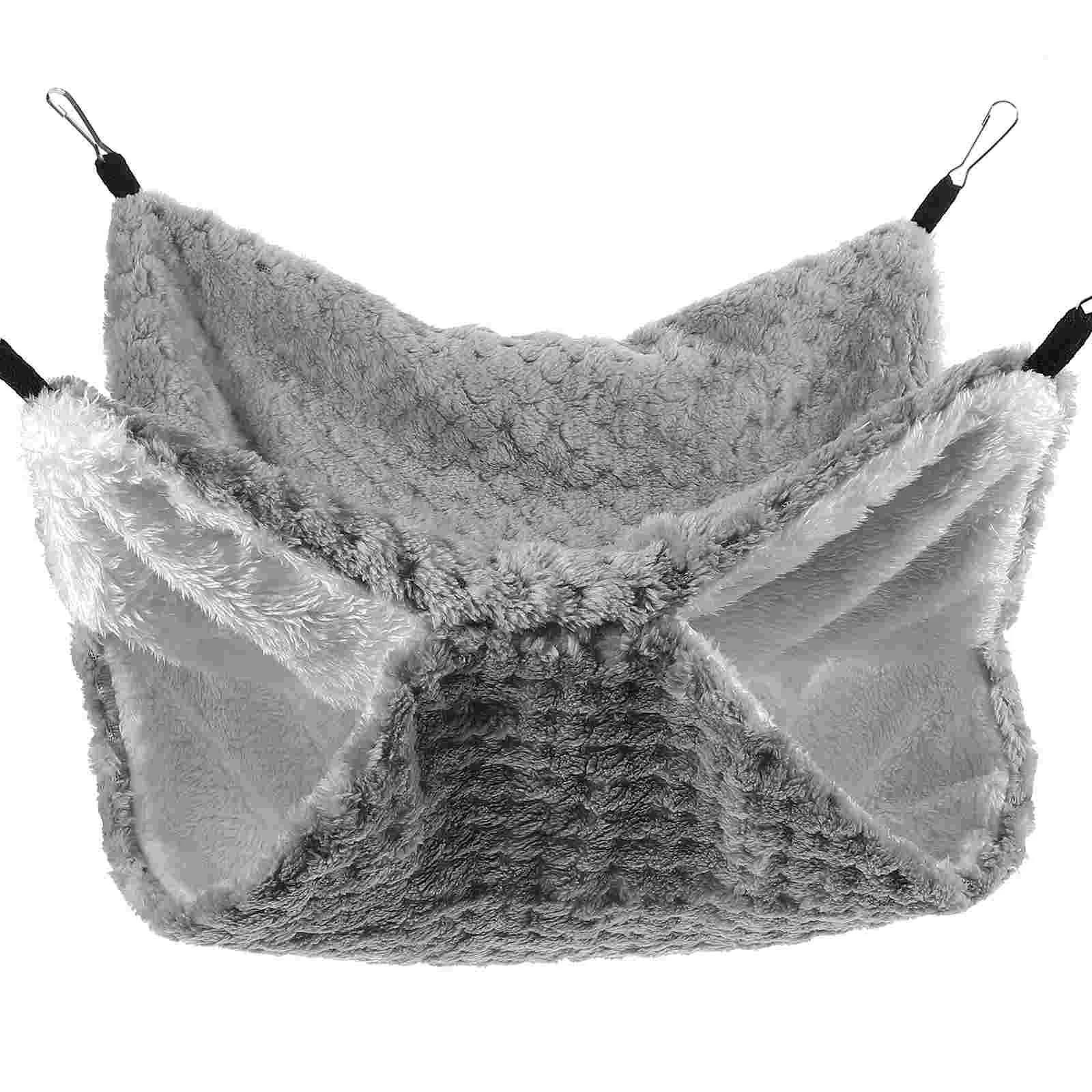 

Hamster Hammock Resting Pet Bed Chinchilla Nest Comfortable Double-layer Sleeping House Funny Toy