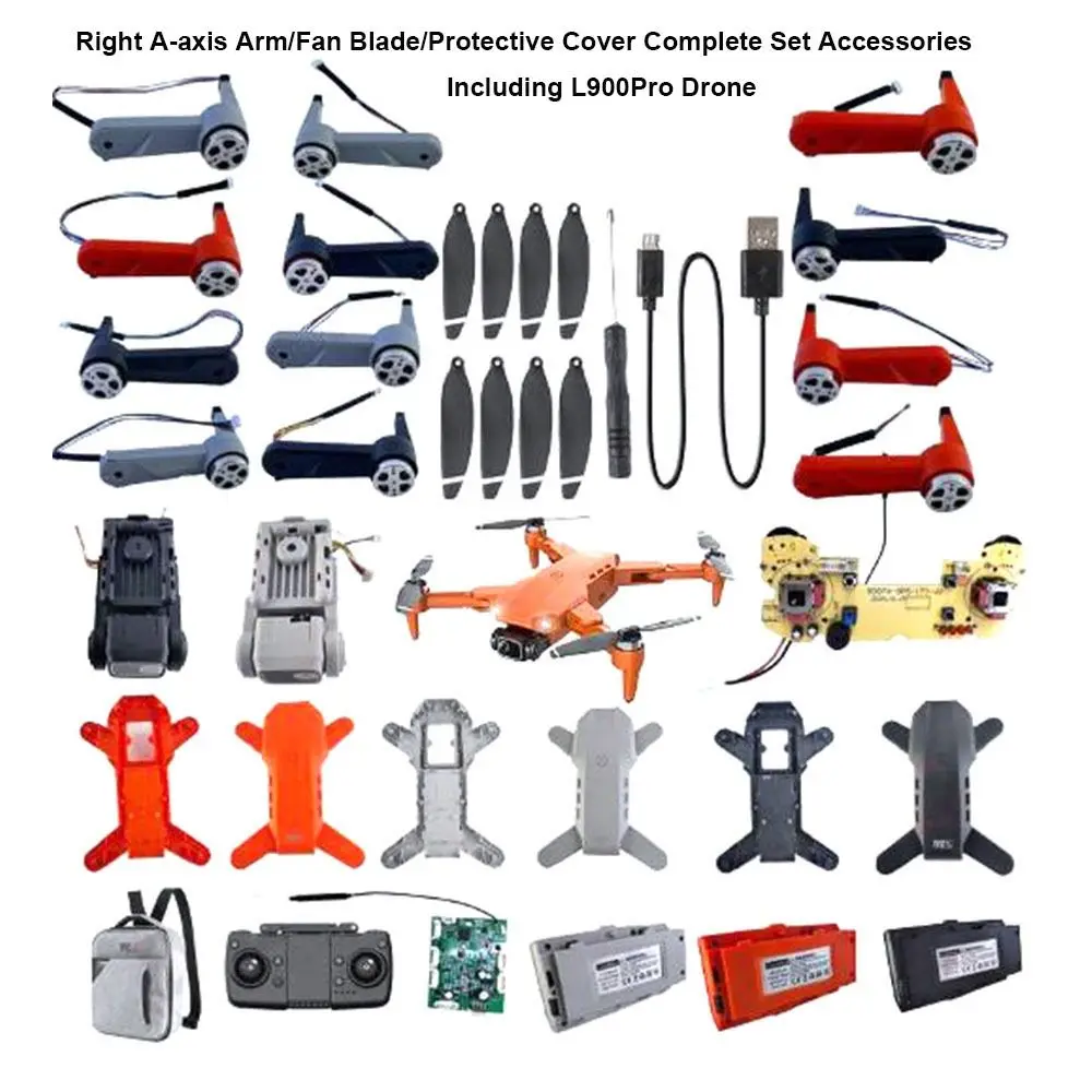 New L900 PRO Remote Control Fan Replacement Plastic Blade Receiver Plate Machine Right A-axis Arm