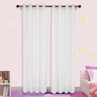 1Panel, Luminous Star Curtains, White Curtains Perforated, Luminous at Night, Modern Style Luminous Star Luminous Gauze Curtains for Living Room and Bedroom Kidsren's Curtains Nursery 3