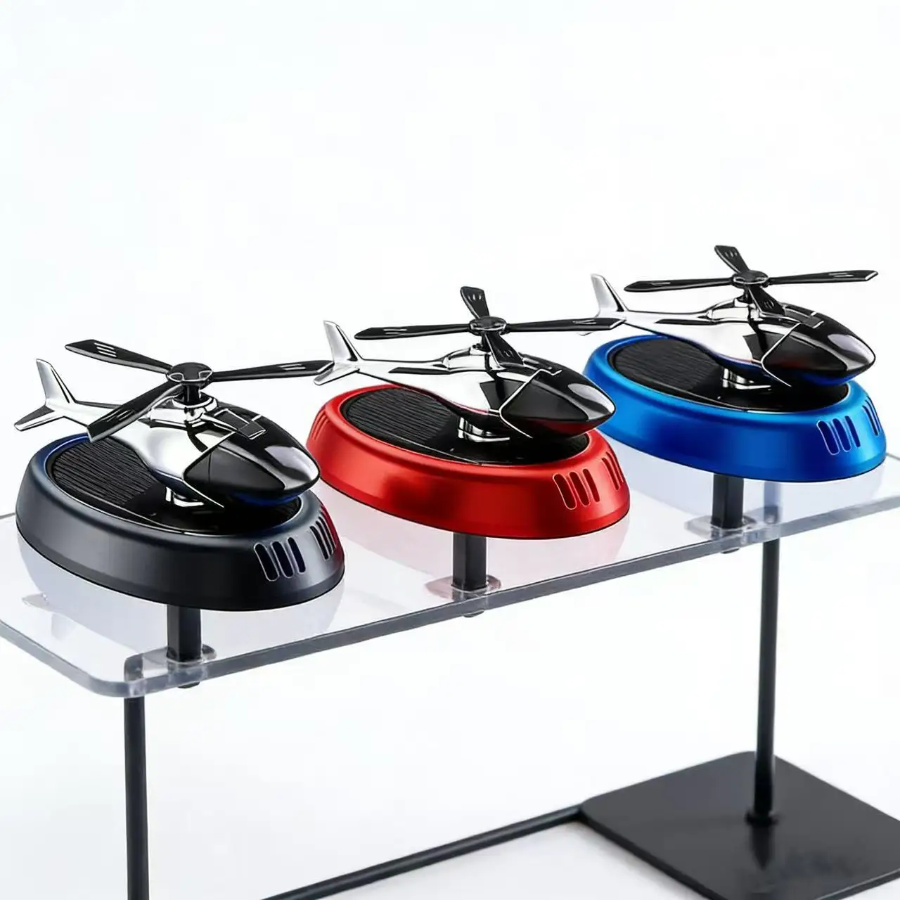 Car Ornament Perfume Aromatherapy Solar-Powered Rotating Fragrance