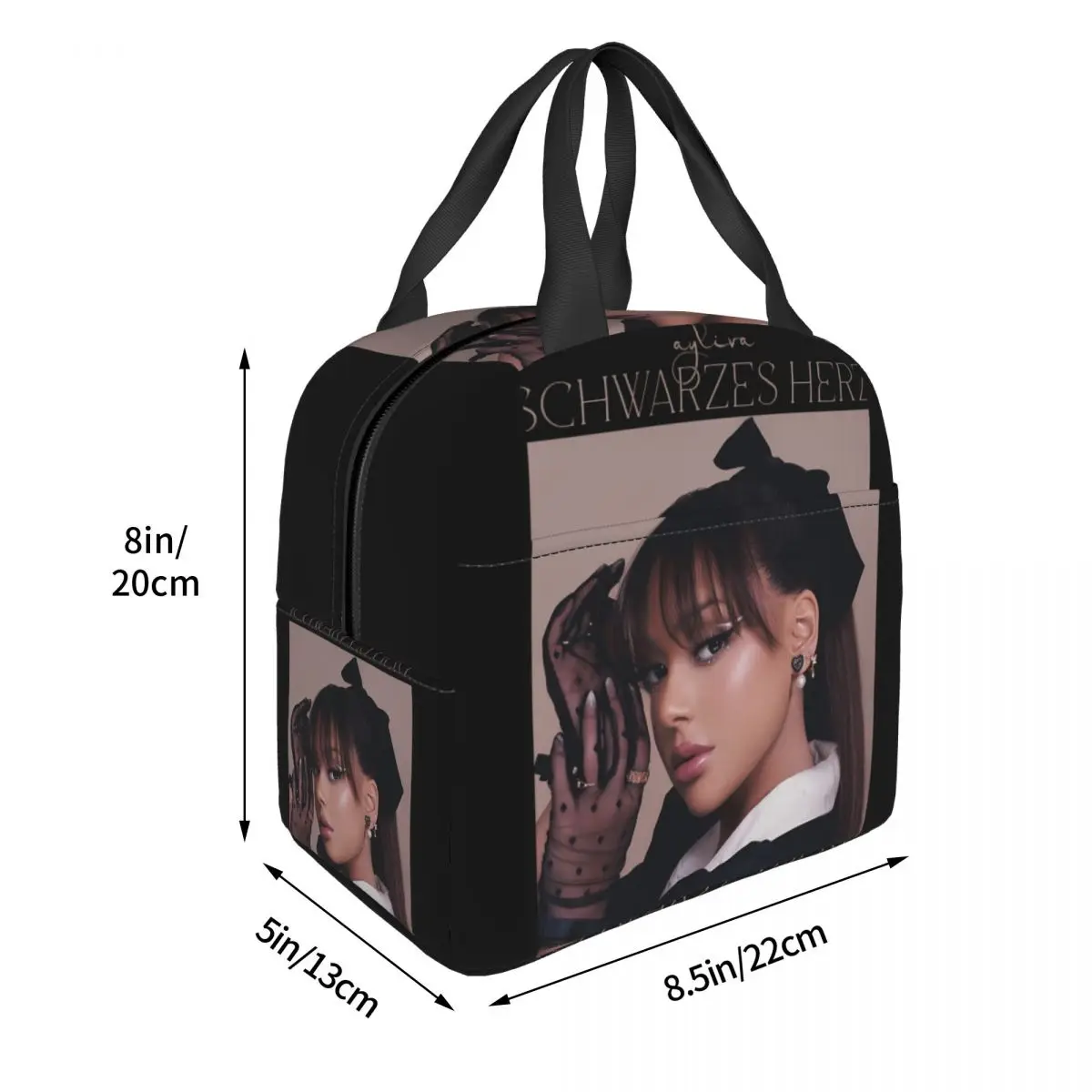 Custom Music Singer Ayliva Insulated Lunch Bag for Women Waterproof Cooler Thermal Lunch Box Office Picnic Travel 4