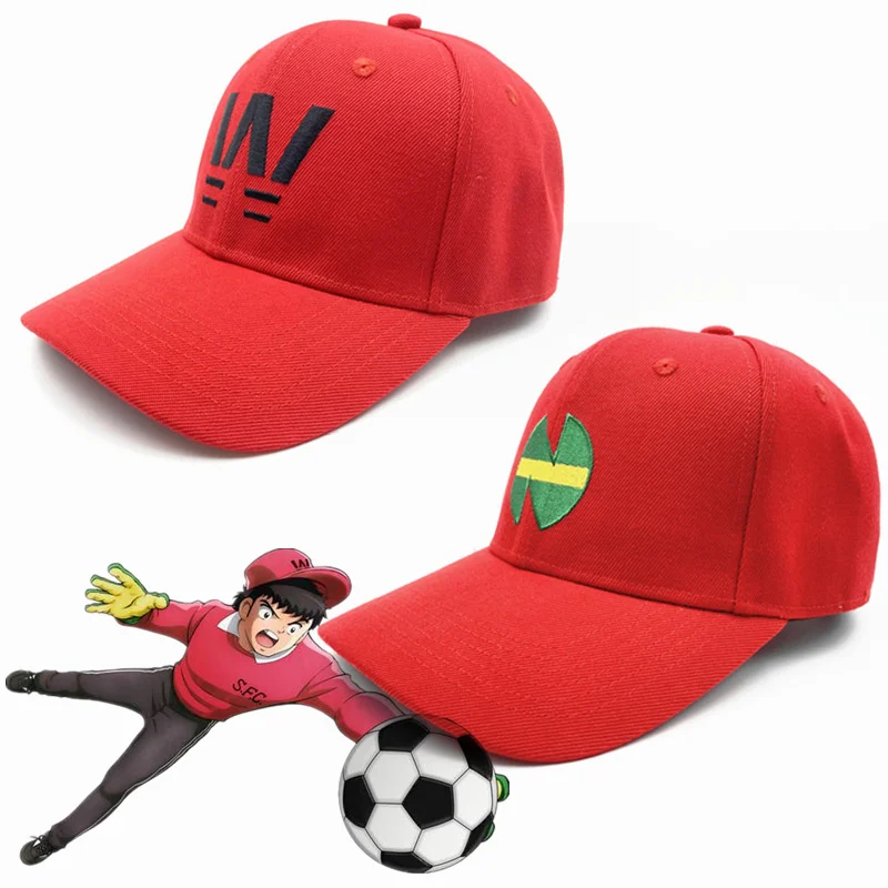 Casquette de Baseball Rouge Décontractée pour Adulte, Chapeau de dehors, Unisexe, Brodé, Cosplay du Dessin Animé services.com Tsubasa, École artificiel émentaire, Wakabayashi Genzo, Nouvelle Collection