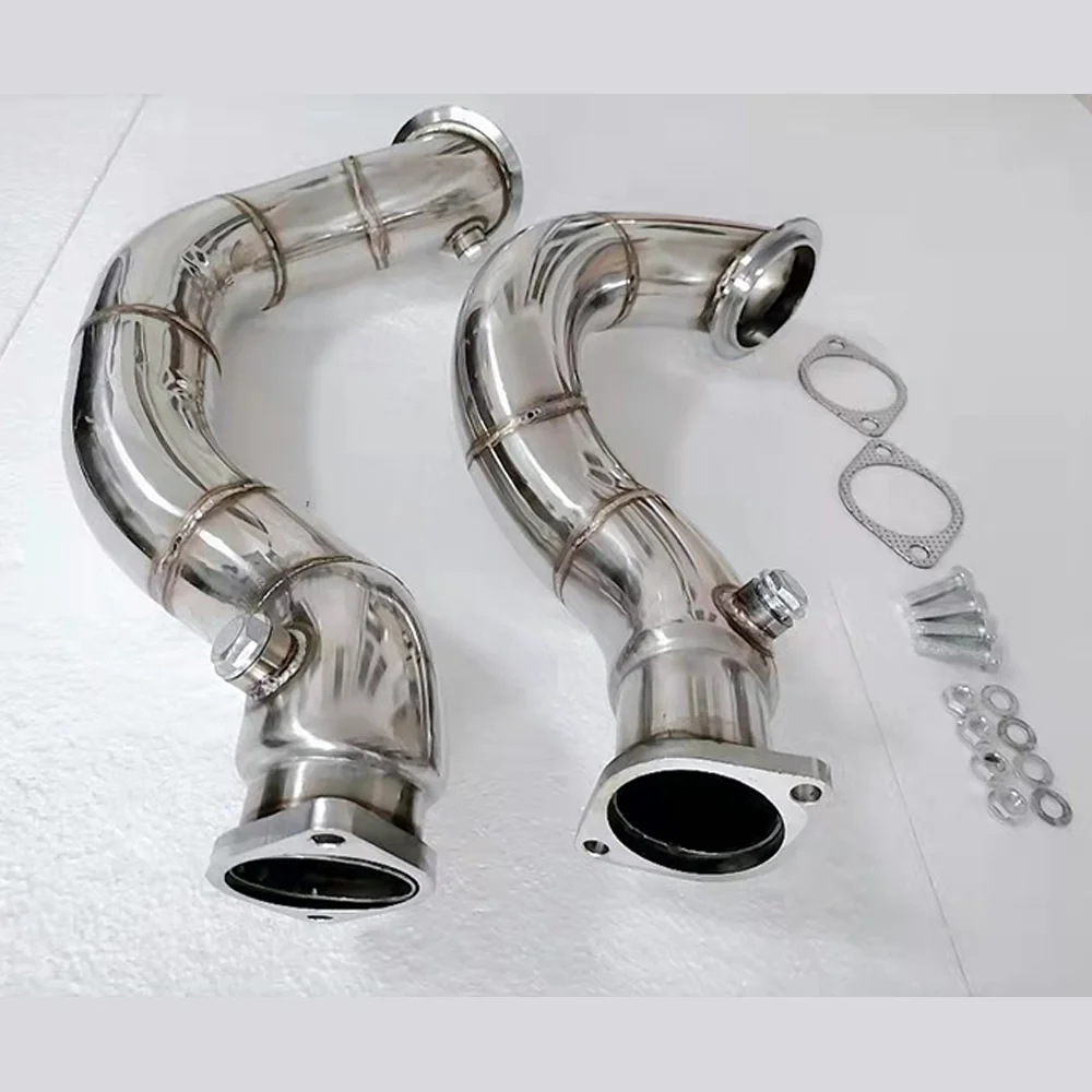 Downpipe 3 "Per Bmw N54 2007-2010 E90/E91/E92/E93/E82/135I/335I Downpipe Inossidabile