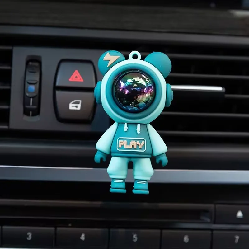 Car Decoration Accessories Car Air Outlet Perfume Clips Cartoon Astronaut Air-Conditioning Outlets Aromatherapy Clip Interior Accessories Air-Freshener