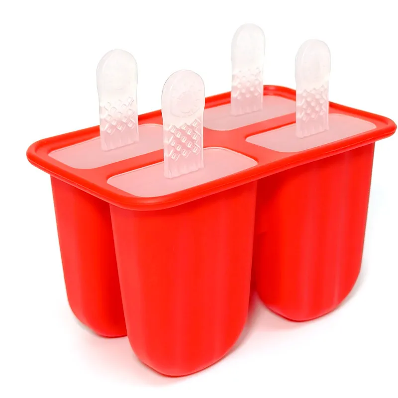 Ice cream mold food grade silicone ice grid cartoon popsicle mold ice box ice cream mold popsicle molds