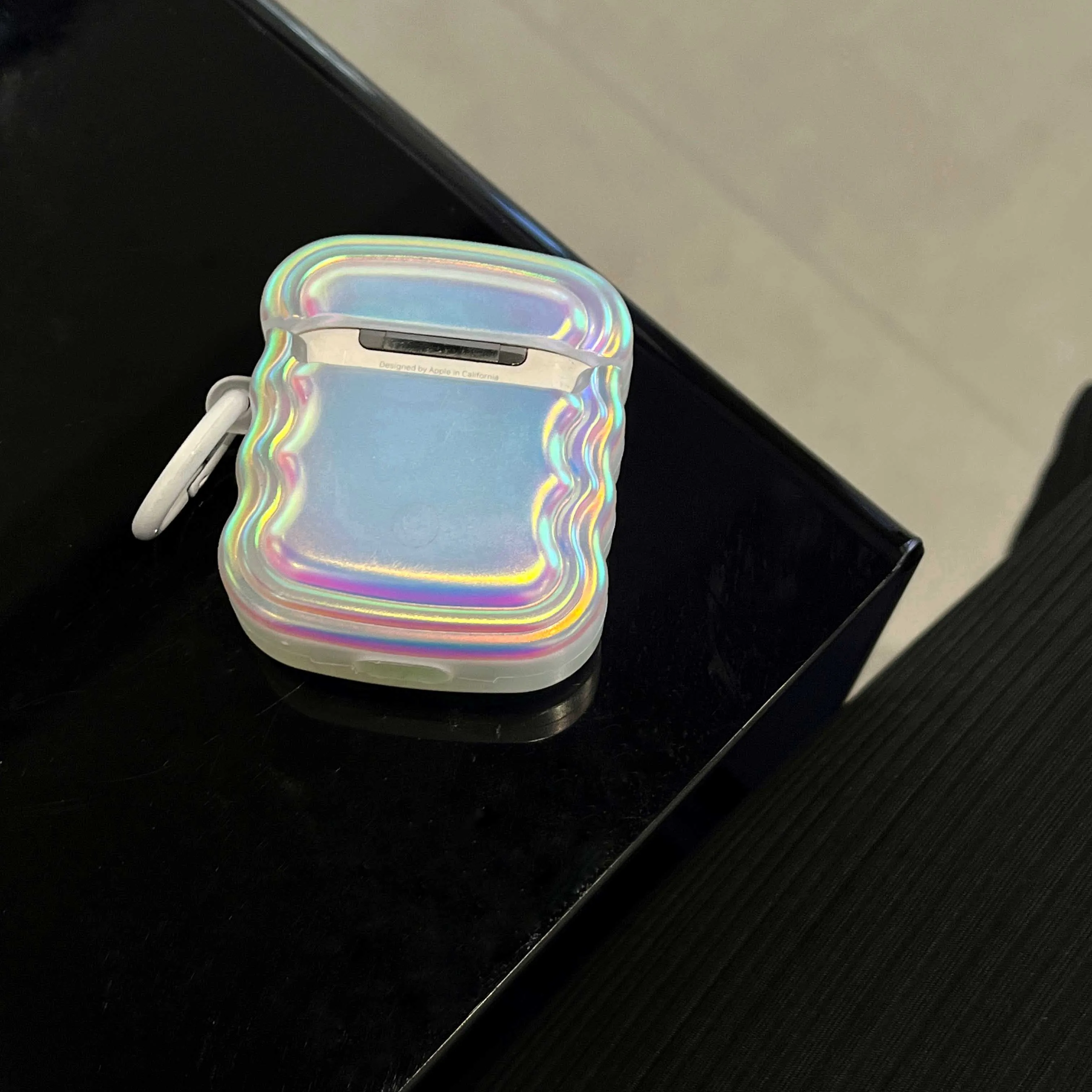 Laser Aurora Soft Wave Case for AirPods