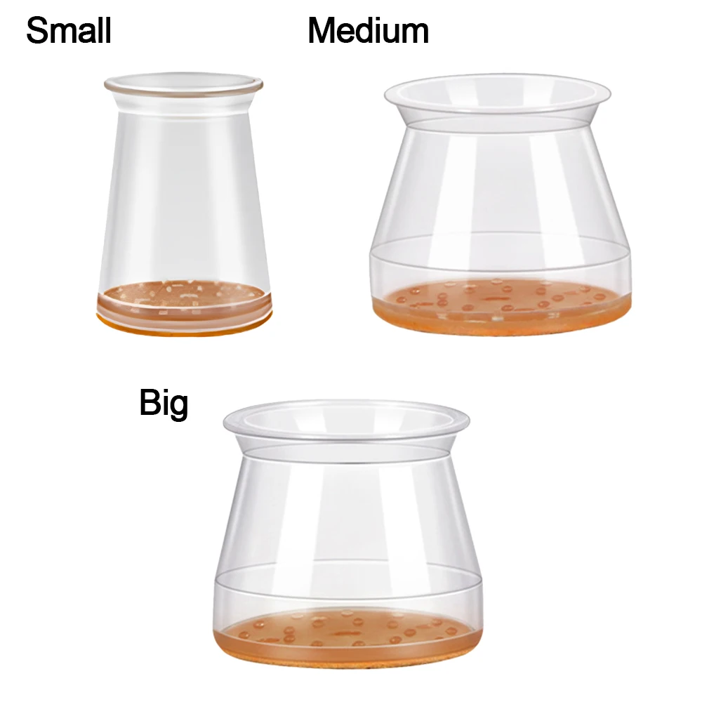 Description Picture 3 of item8pcs/Set Round Chair Leg Cover Silent Thickened Chair Leg Floor Protector Wear-resistant Elastic Stool Leg Protectors