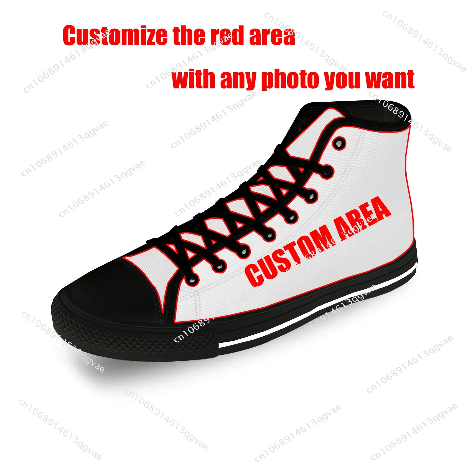 Water Lilies High Top High Quality Sneakers Mens Womens Teenager Canvas Sneaker Casual Custom Made Shoes Customize DIY Shoe