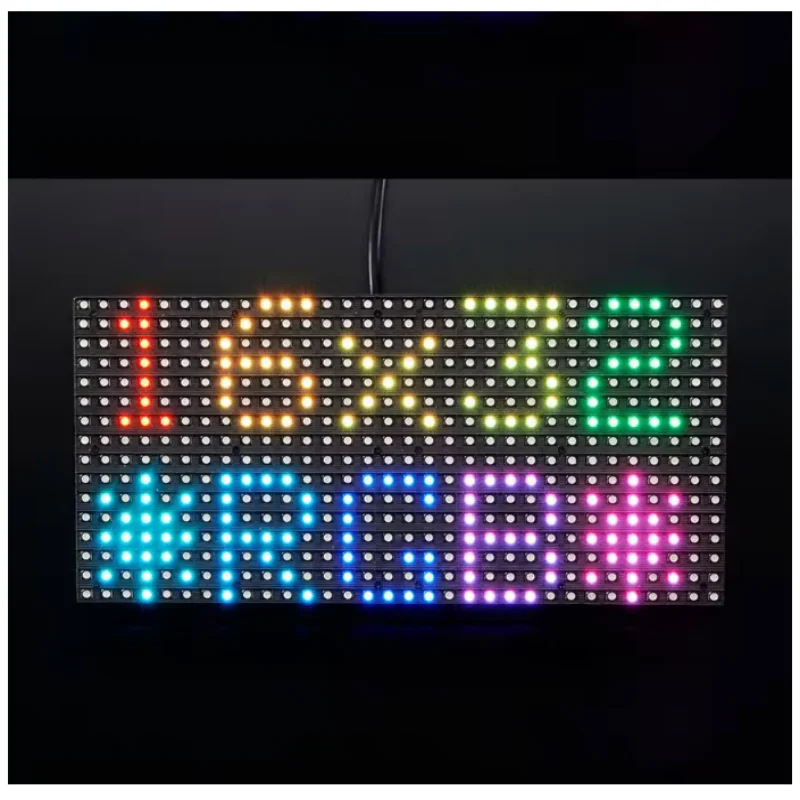420 중형 16*32 RGB LED 매트릭스 패널 6mm 피치