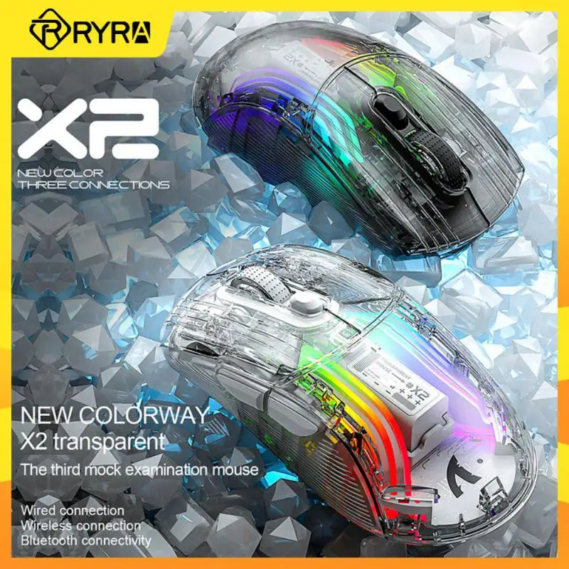 Attack-Shark-X2RGB-Luminous-Wireless-Bluetooth-Three-Mode-Mouse-Girls ...