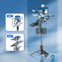 L13d Foldable Wireless Bluetooth Fill Light Tripod Selfie Stick 1160mm Tripe Stabilizer for Android IOS Cellphone - Image 4