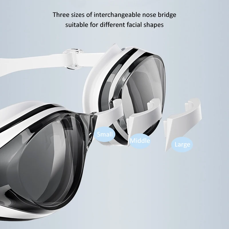 Brand Myopia Swimming Goggles Women Men Small Frame Pool Optical Glasses HD Anti Fog Eyewear Swimming Equipm Diopter -2.0~-6.0 2