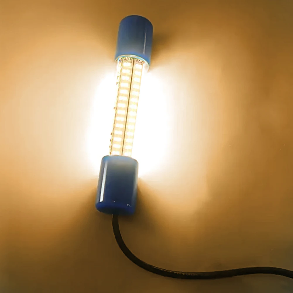 수중 낚시 조명 50W 잠수식 낚시 조명 12-24V LED 낚시 야간 조명 오징어..