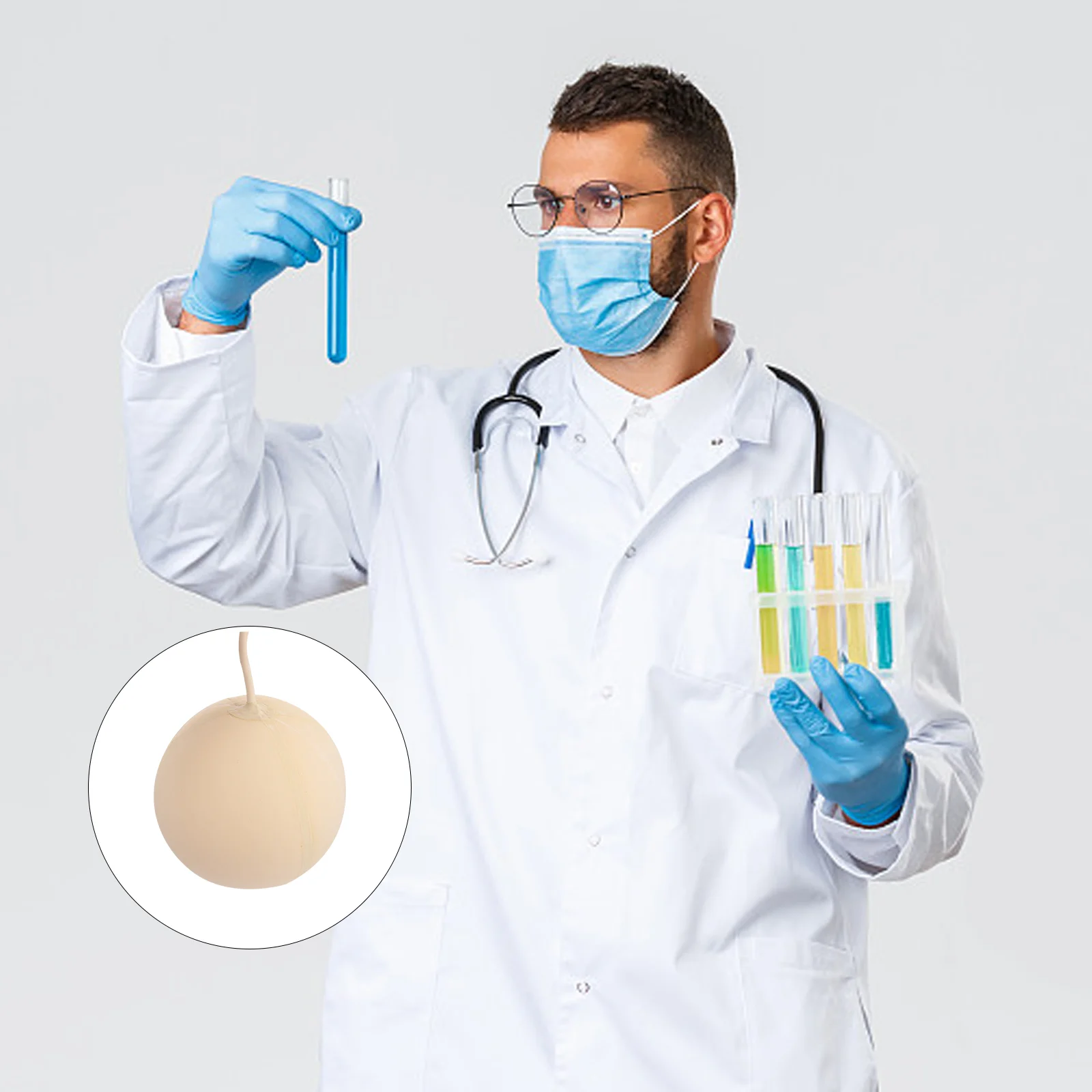 Latex Sampling Balloon Latex Balloons Sampling Gas Bladder Labs Internal Reusable Sample Air Bag Indoor Useful