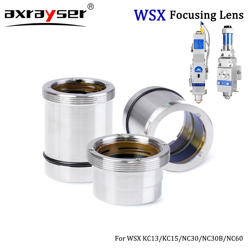 

WSX Original Focusing Collimating Lens For KC13/15 NC30/60with Holder D30 D37 F100/150/200 Fiber Laser Cutting Head Parts