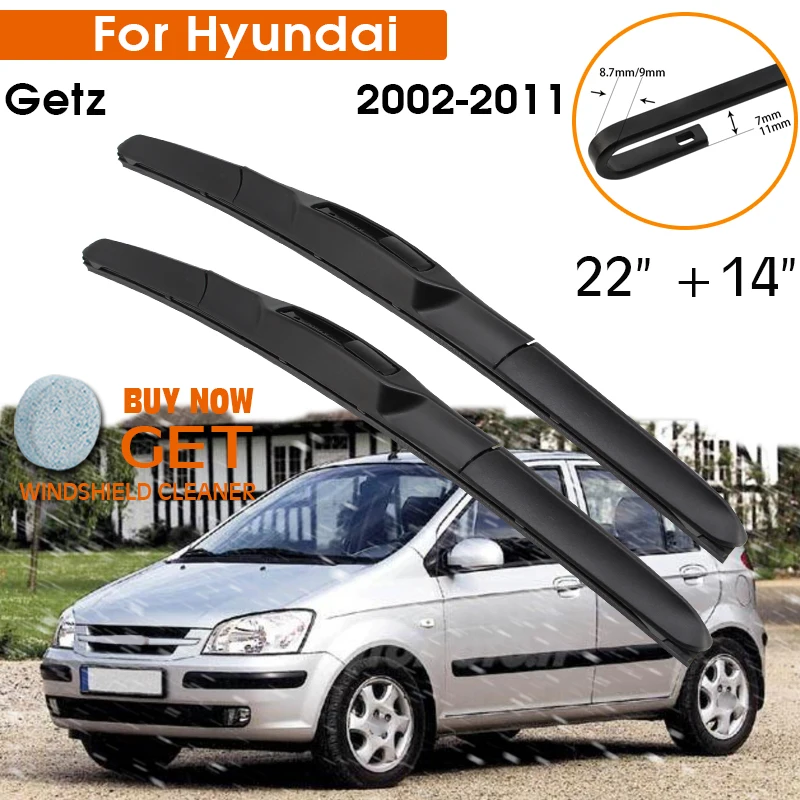 ClimAir Windabweiser Kompatibel Mit Hyundai Getz 5 Türer 2002-2008