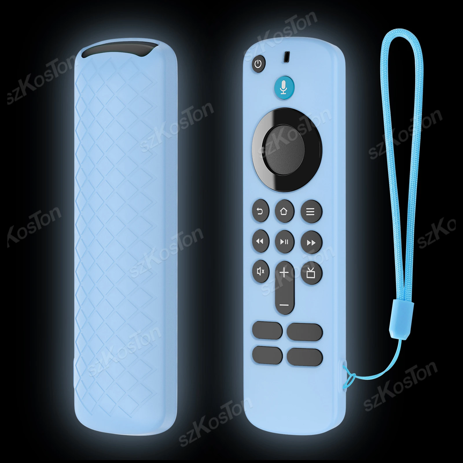 Premium Silicone Protective Cover for Fire TV Stick Remote - Anti-Drop, Dustproof, Shockproof Sleeve