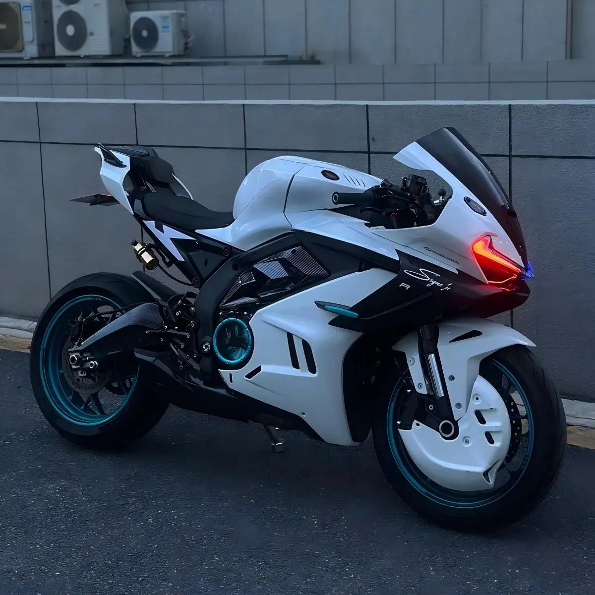 CFMOTO 675SR 개조 연료 탱크 커버 분리형 높이 조절 연료 탱크 쉘 풀랩 연료 탱크 보호대 액세서리