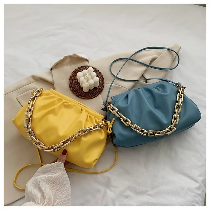 Wave Pattern Embroidery Bag 2023 Foreign Female Ladies Handbag Fresh and  Sweet Messenger Personality Shoulder Crossbody Bag