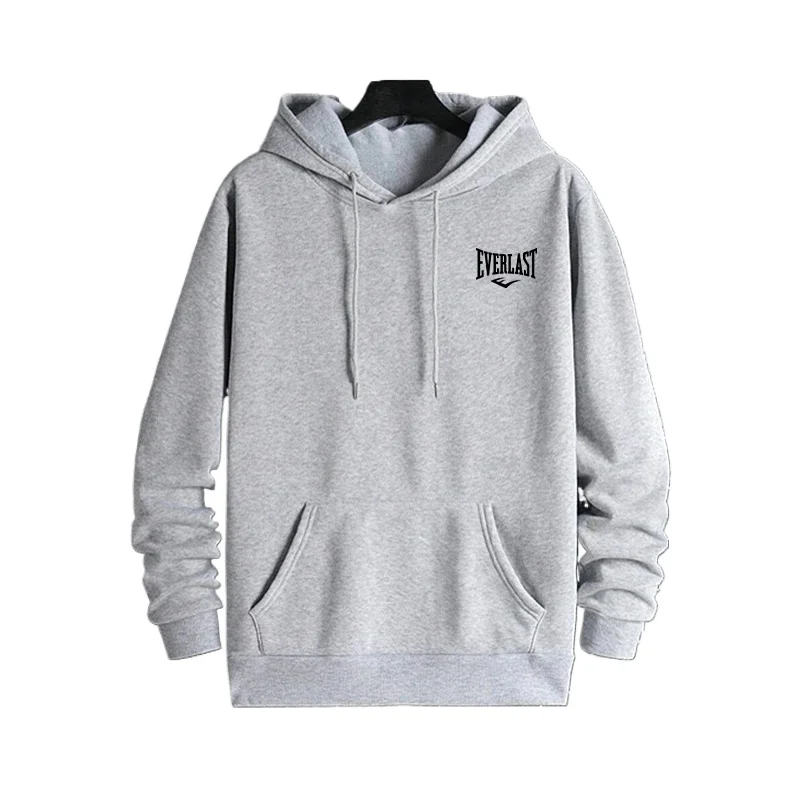 Moletom com capuz quente masculino, elegante e versátil, casual e confortável, moletom com capuz para corrida ao ar livre