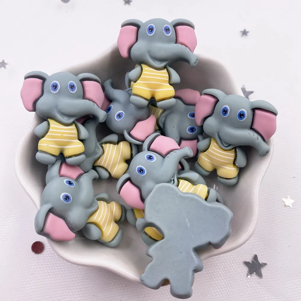Hand Painted Resin Kawaii Colorful Rabbit Elephant Fox Bear Dinosaur Flatback Stone Figurine 12PCS Scrapbook DIY Decor Crafts rabbit ornaments,rabbit ornament,ornament crafts,miniature ornament,bear figure toy,resin ornaments,miniature figurines,resin crafts