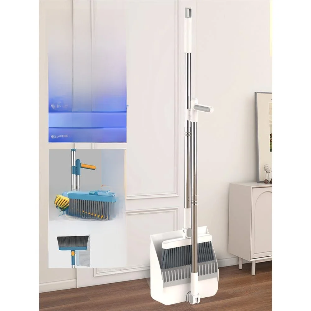 [Juego de escoba plegable] Juego de 2 piezas Oriental White recientemente actualizado