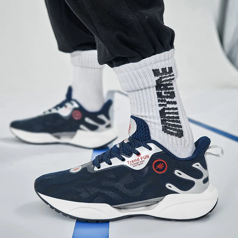 2024 New Mens Casual Basketball Shoes Running Sneakers – Navy
