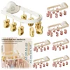 Wall Hanging Socks Holder Balcony Multi-head Baby Baby Socks Slipper Towel Drying Rack Punch-free Cloud Clothes Holder 1