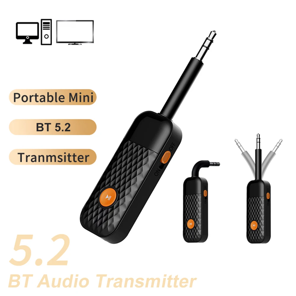 Adaptateur Bluetooth TV Audio Jack 3.5mm Batterie Rechargeable