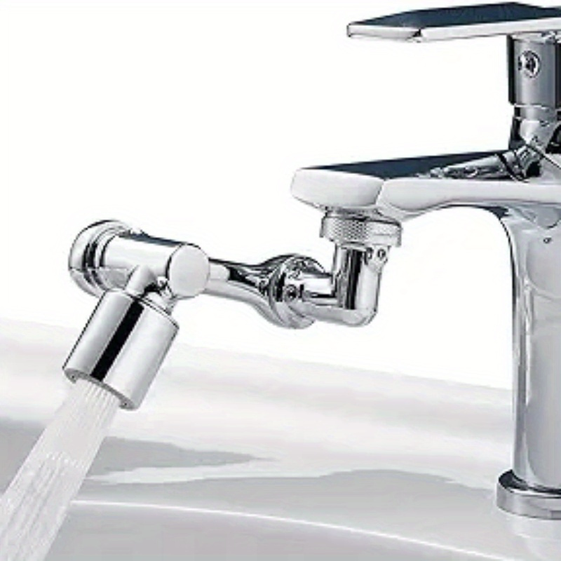 1080° Rotation Faucet Aerator Splash Dual Mode Kitchen Tap Extend Water Nozzle Faucet 22/24mm Adaptor Faucet Bubbler Robotic Arm